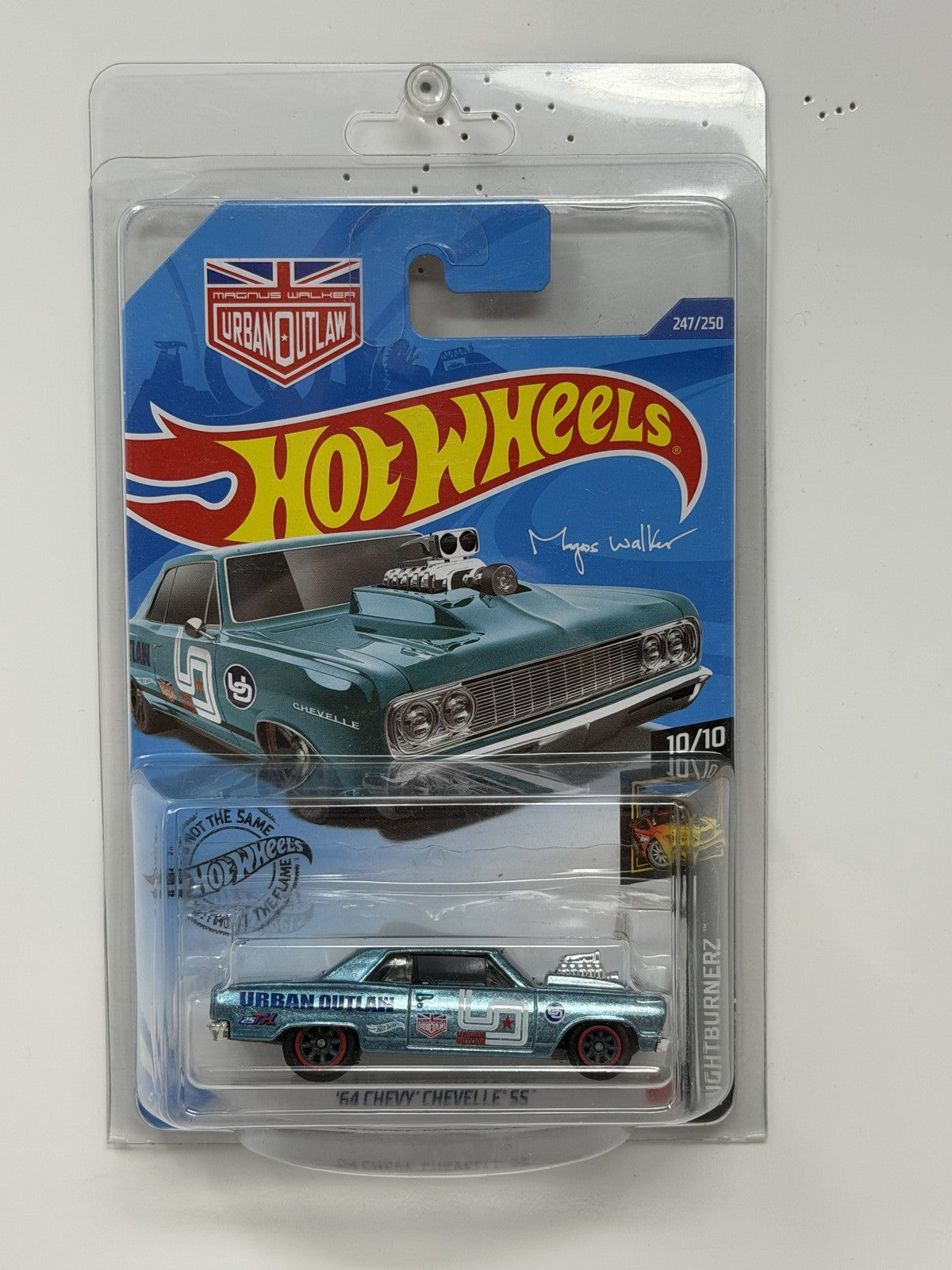 Hot Wheels Super Treasure Hunt '64 Chevy Chevelle Nightburnerz 1:64 Diecast STH