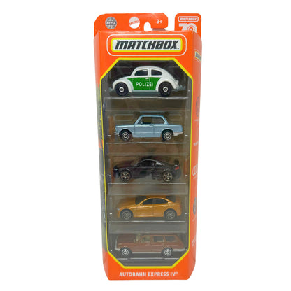 Matchbox Autobahn Express IV 5-Pack Gift Set 1:64 Diecast