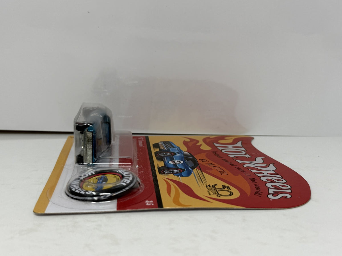 Hot Wheels 50th Anniversary Originals 1967 Camaro 1:64 Diecast Blue