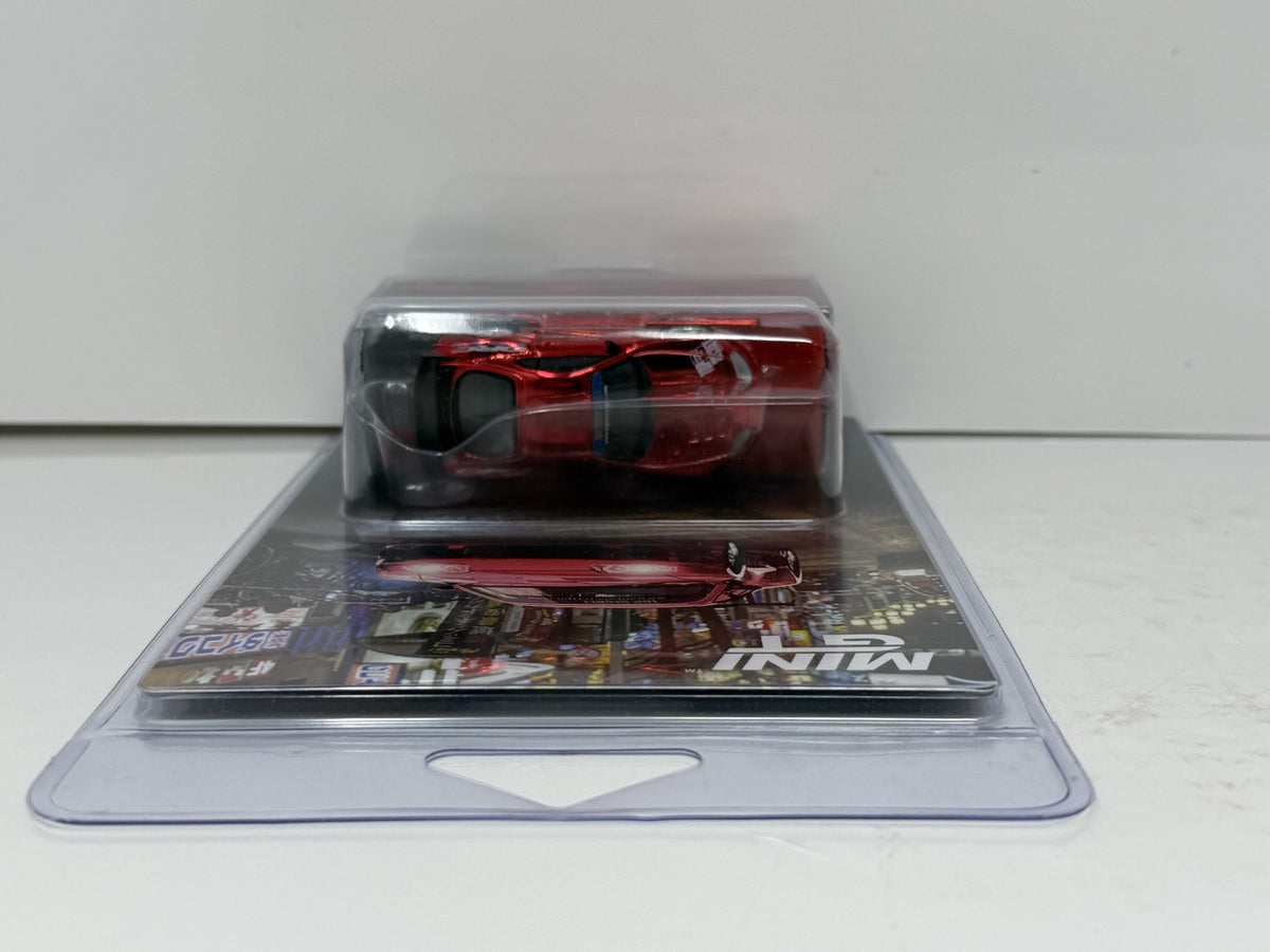 Mini GT Top Secret Toyota Supra A80 GT-300 Red Chrome 1:64 Diecast