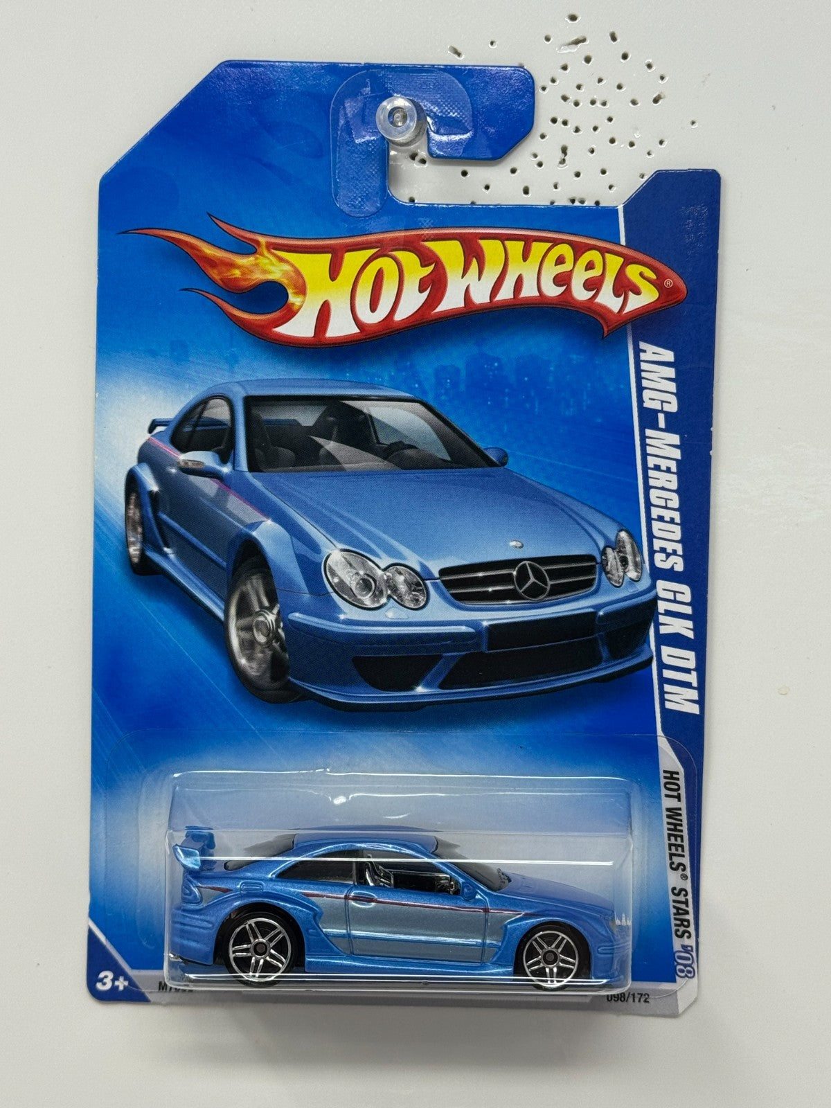 Hot Wheels Stars AMG-Mercedes CLK DTM 1:64 Diecast Light Blue