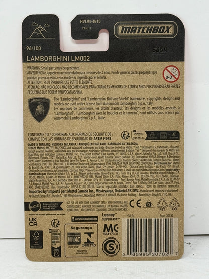 Matchbox Lamborghini LM002 1:64 Diecast