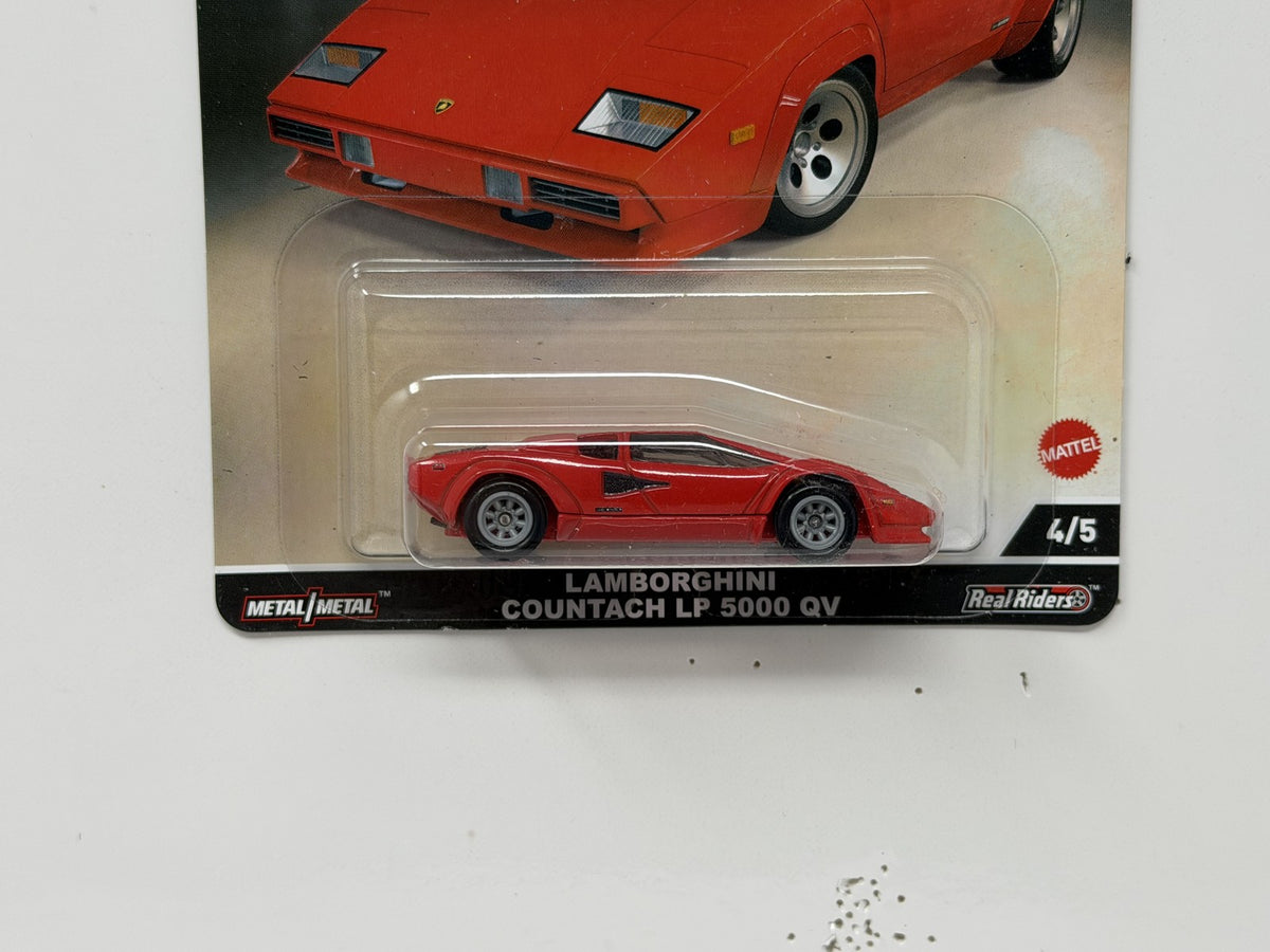 Hot Wheels Premium Jay Leno Garage Lamborghini Countach LP 5000 QV 1:64 Diecast