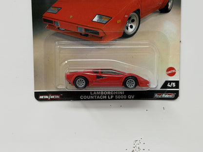 Hot Wheels Premium Jay Leno Garage Lamborghini Countach LP 5000 QV 1:64 Diecast