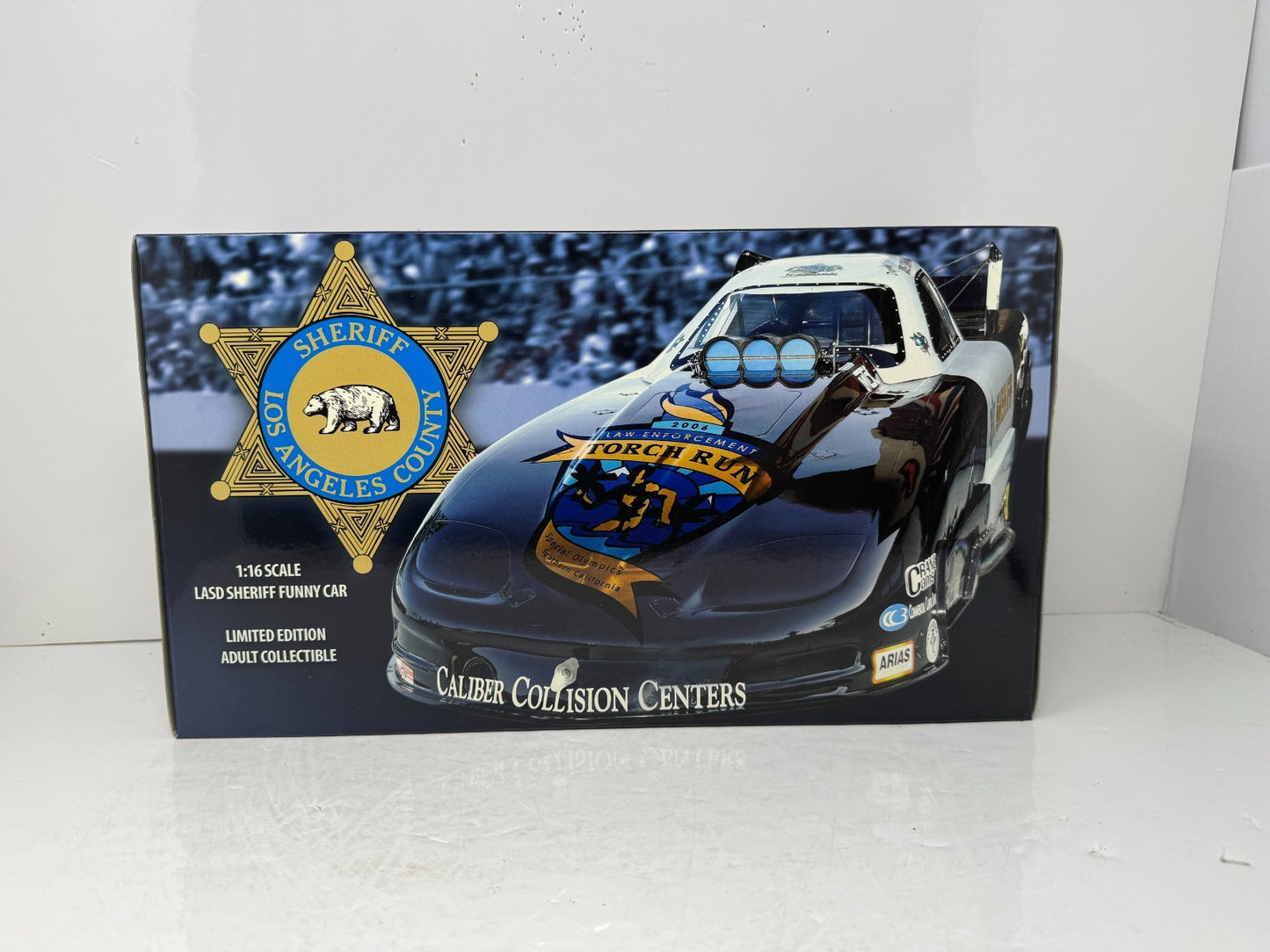 Milestone Joe Lomonaco NHRA LASD Los Angeles County Sheriff Funny Car 1:16 Scale