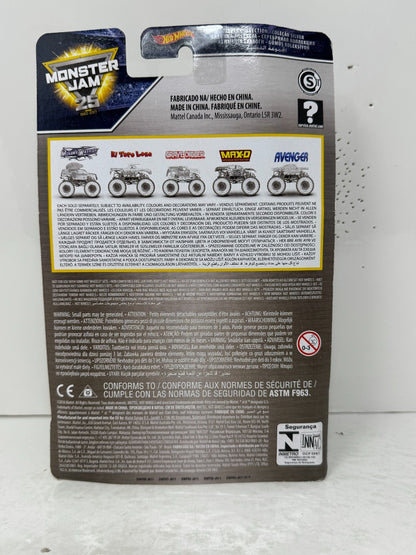 Hot Wheels Monster Jam 25th Anniversary Avenger Silver Collection 1:64 Diecast