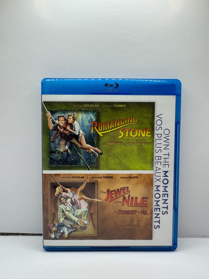 Romancing The Stone / Jewel Of The Nile (Blu-ray) Michael Douglas Adventure