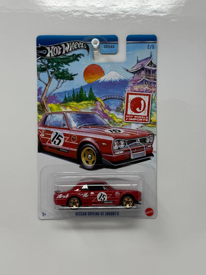 Hot Wheels J-Imports Nissan Skyline HT 2000GT-X 1:64 Diecast