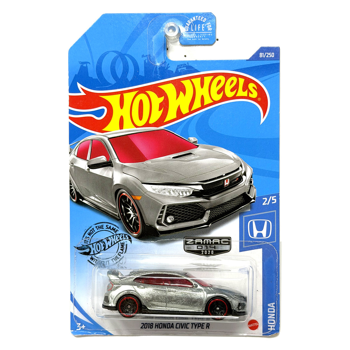 Hot Wheels ZAMAC Honda 2018 Honda Civic Type R 1:64 Diecast