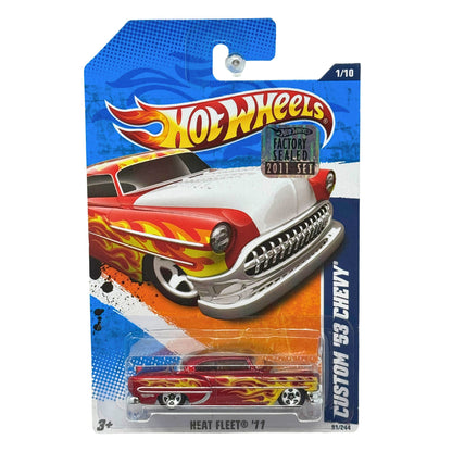 Hot Wheels Heat Fleet ’11 1953 Custom Chevy 1:64 Diecast Factory Sealed