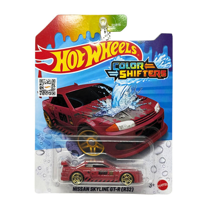 Hot Wheels Color Shifters Nissan Skyline GT-R R32 1:64 Diecast V2