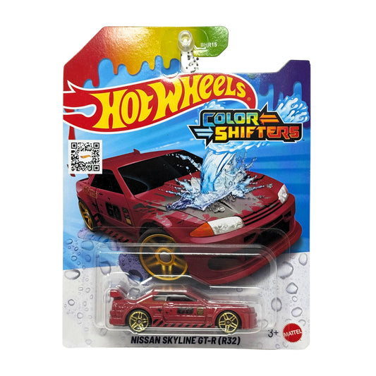 Hot Wheels Color Shifters Nissan Skyline GT-R R32 1:64 Diecast V2