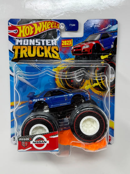 Hot Wheels Monster Trucks Treasure Hunt Nissan GT-R R34 Nismo 1:64 Diecast