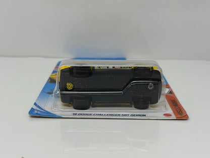 Hot Wheels Muscle Mania 2018 Dodge Challenger SRT Demon JEGS 1:64 Diecast Yellow