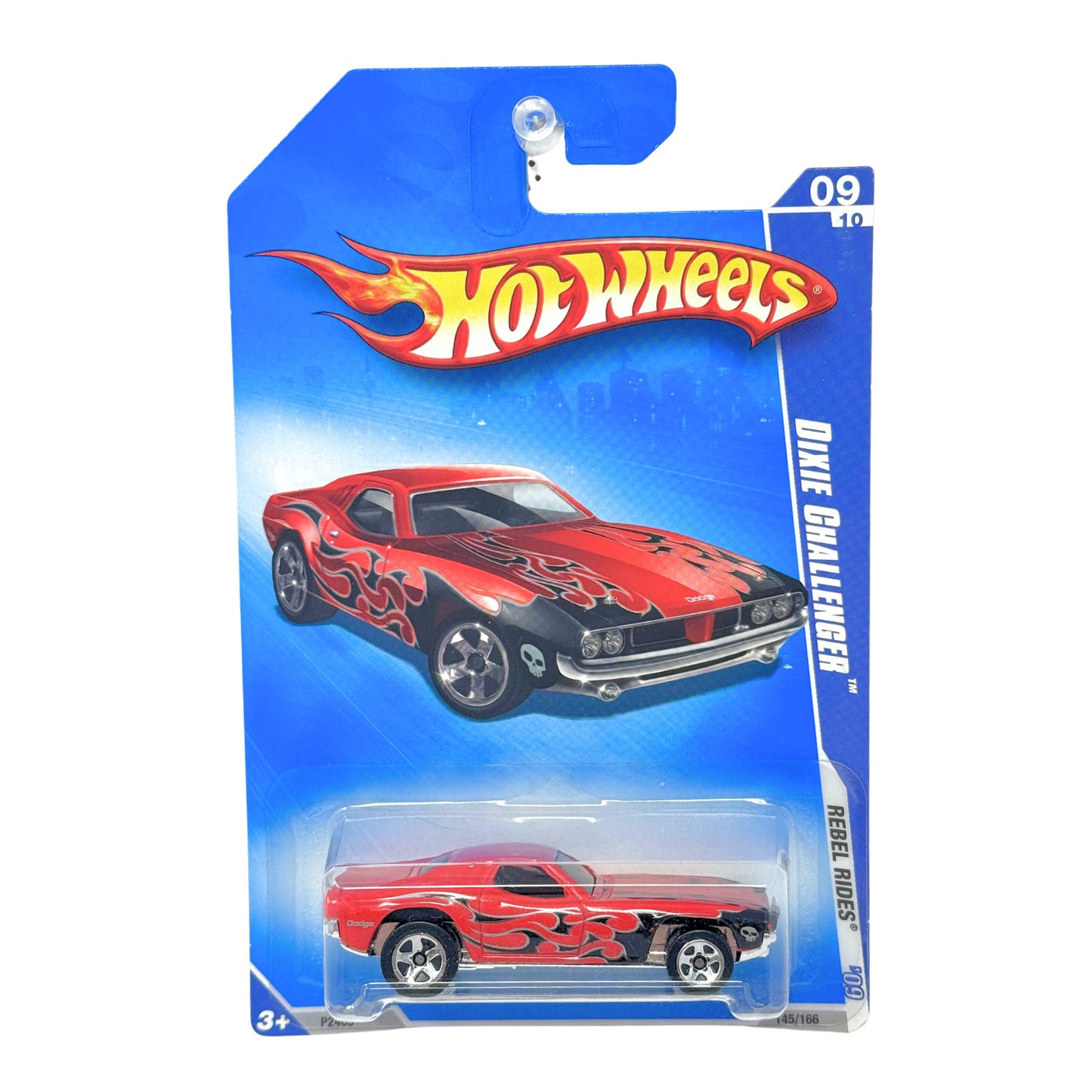 Hot Wheels Rebel Rides Dixie Challenger 1:64 Diecast Red Flames