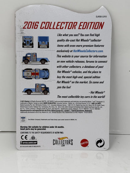 Hot Wheels 2016 Collector Edition Custom 1938 Ford C.O.E. K-Mart 1:64 Diecast