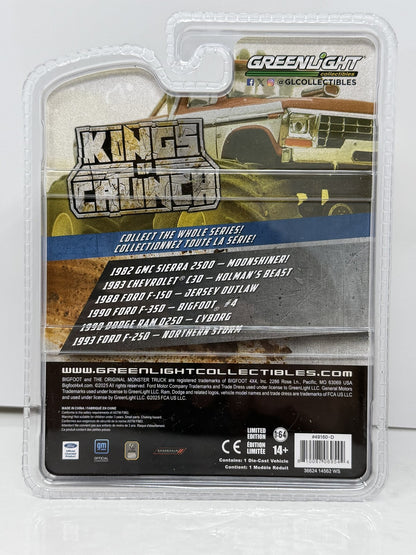 GreenLight Kings of Crunch 1990 Ford F-350 Bigfoot #4 CHASE 1:64 Diecast