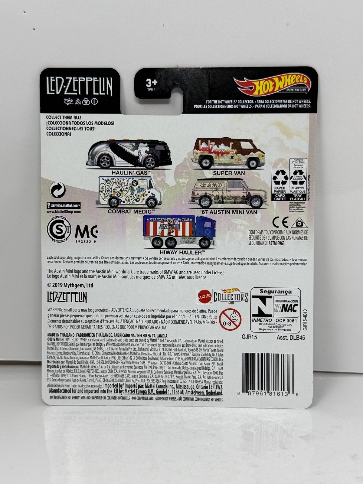 Hot Wheels Premium Led Zeppelin Super Van 1:64 Diecast Real Riders