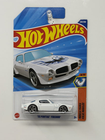Hot Wheels Muscle Mania 1973 Pontiac Firebird 1:64 Diecast White