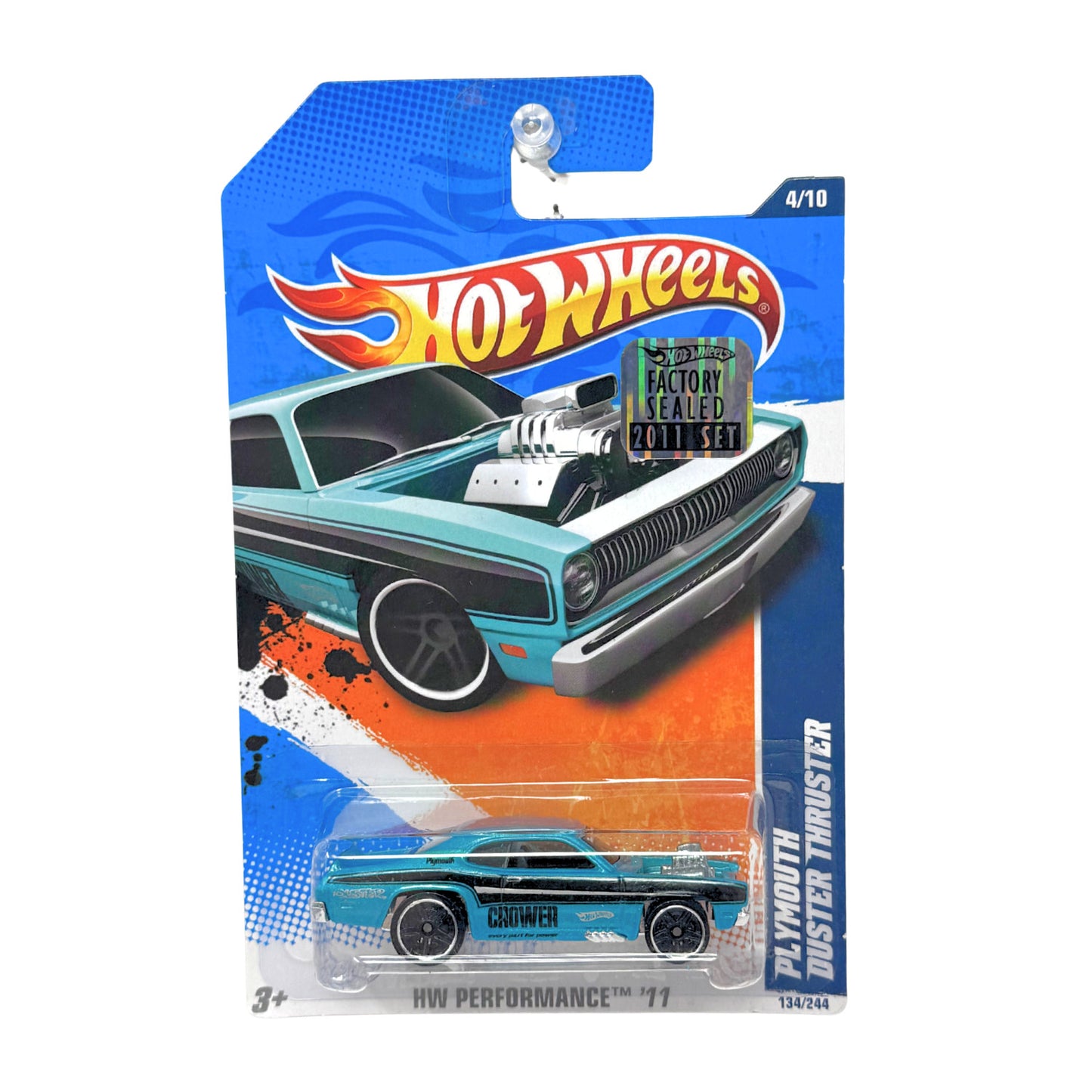 Hot Wheels Performance Plymouth Duster Thruster 1:64 Diecast Blue Factory Sealed