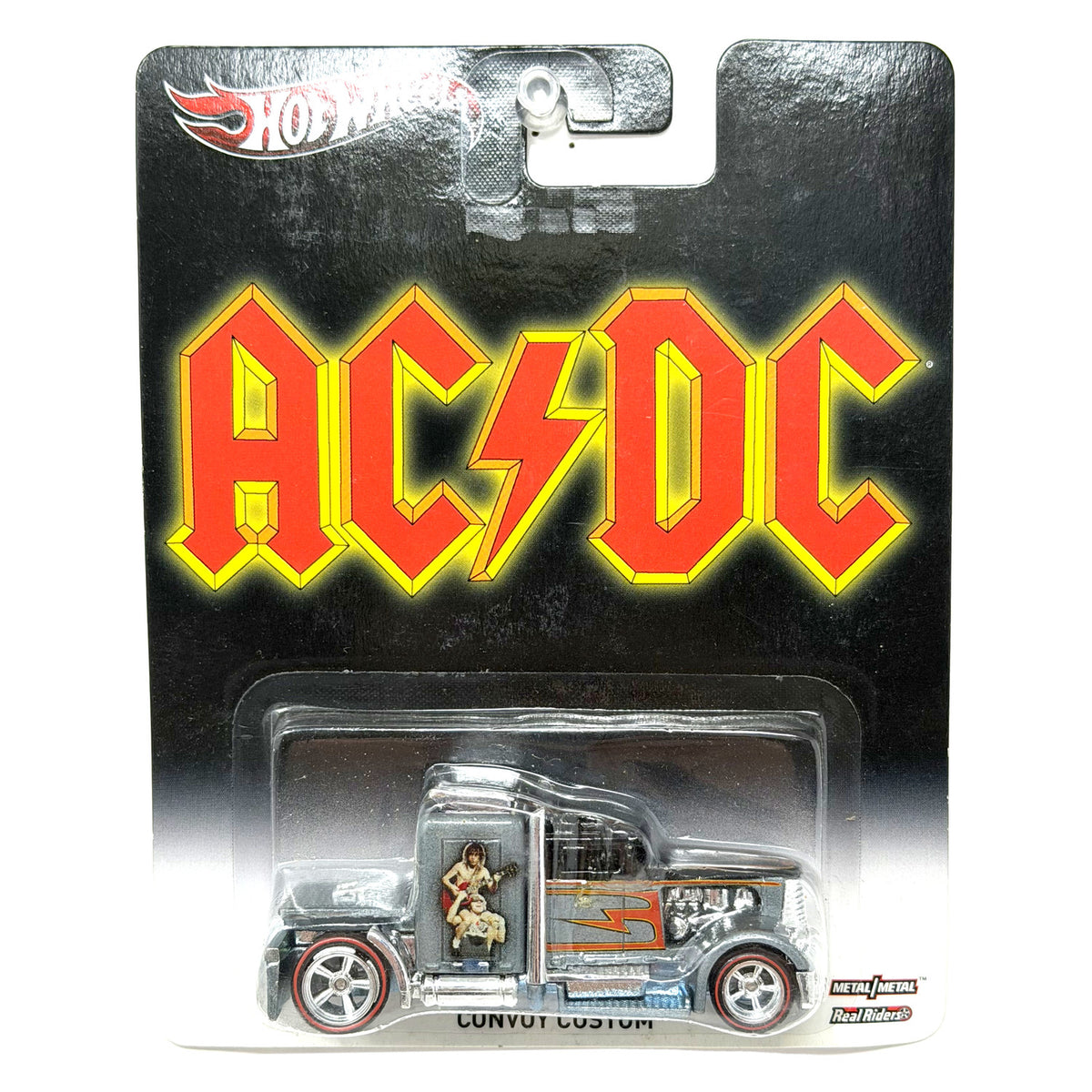 Hot Wheels AC/DC Convoy Custom 1:64 Diecast Real Riders