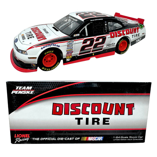 Lionel Nascar #22 Brad Keselowski Discount Tire 2014 Mustang 1:24 Diecast