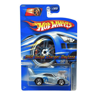 Hot Wheels Mopar Madness 1969 Dodge Charger Daytona 1:64 Diecast Light Blue