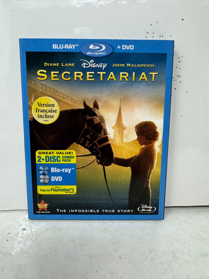 Secretariat (Blu-ray) Disney Diane Lane Sports Drama Movie