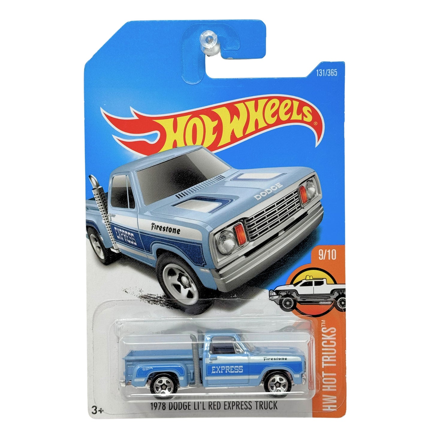 Hot Wheels Hot Trucks 1978 Dodge Li’l Red Express Truck 1:64 Diecast