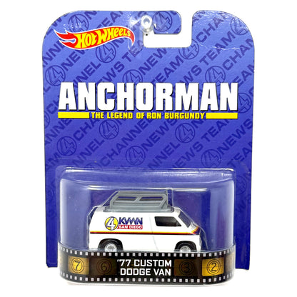 Hot Wheels Retro Anchorman 1977 Custom Dodge Van 1:64 Diecast