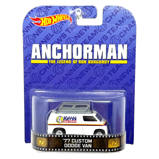 Hot Wheels Retro Anchorman 1977 Custom Dodge Van 1:64 Diecast