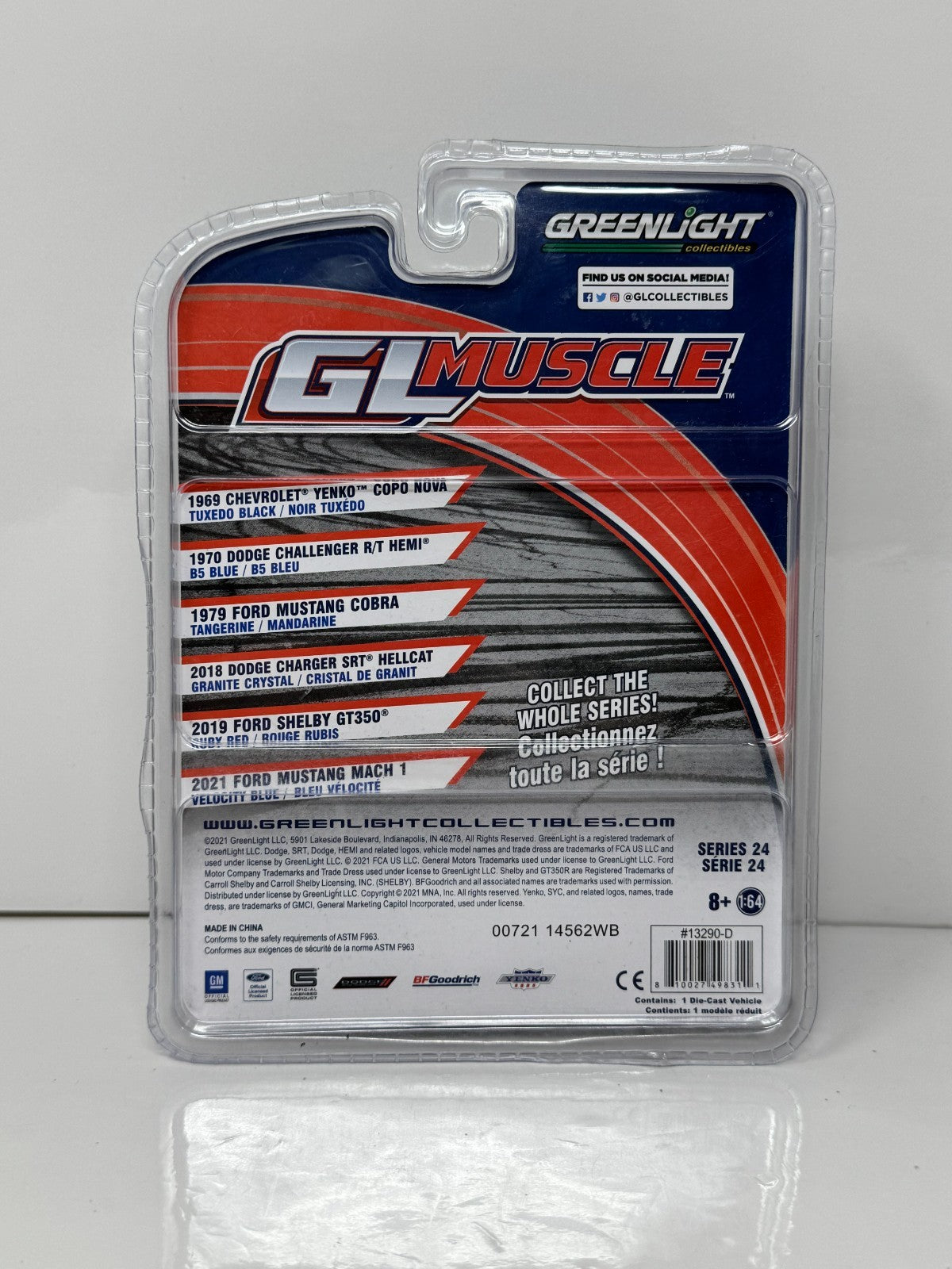 Greenlight GL Muscle 2018 Dodge Charger SRT Hellcat 1:64 Diecast