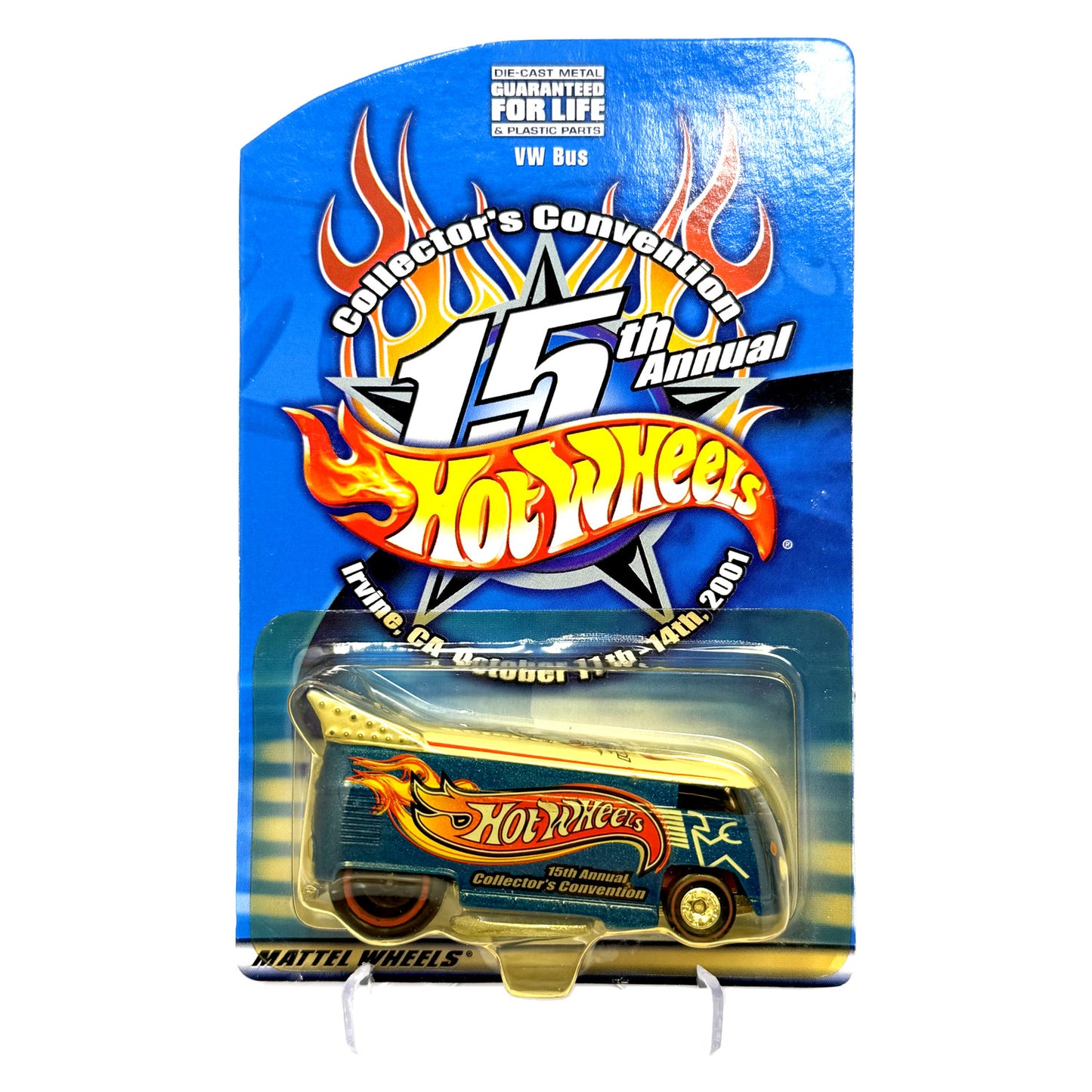 Hot Wheels 2001 15th Annual Collectors Convention Volkswagen Bus 1:64 Diecast