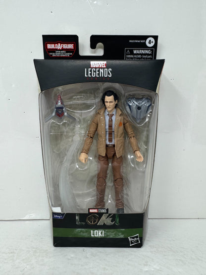 Marvel Legends Loki Action Figure w/ Captain America Flight Gear BAF Piece