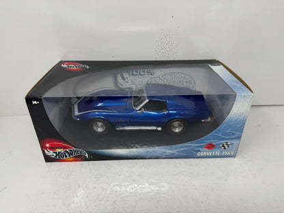 Hot Wheels 100% Series 1969 Chevrolet Corvette 1:18 Diecast