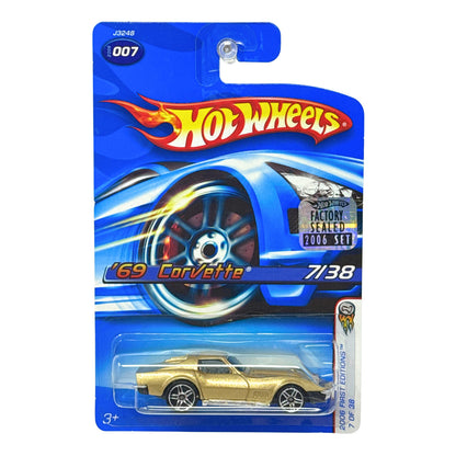 Hot Wheels First Editions 1969 Chevy Corvette 1:64 Diecast Factory Sealed