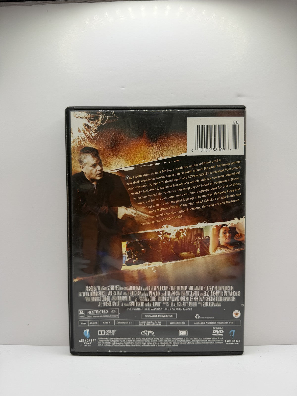 Bad Karma (DVD) Ray Liotta Crime Thriller