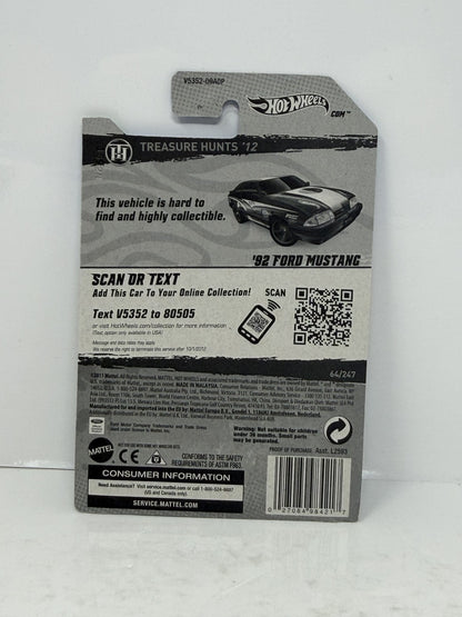 Hot Wheels Treasure Hunt 1992 Ford Mustang 1:64 Diecast Teal