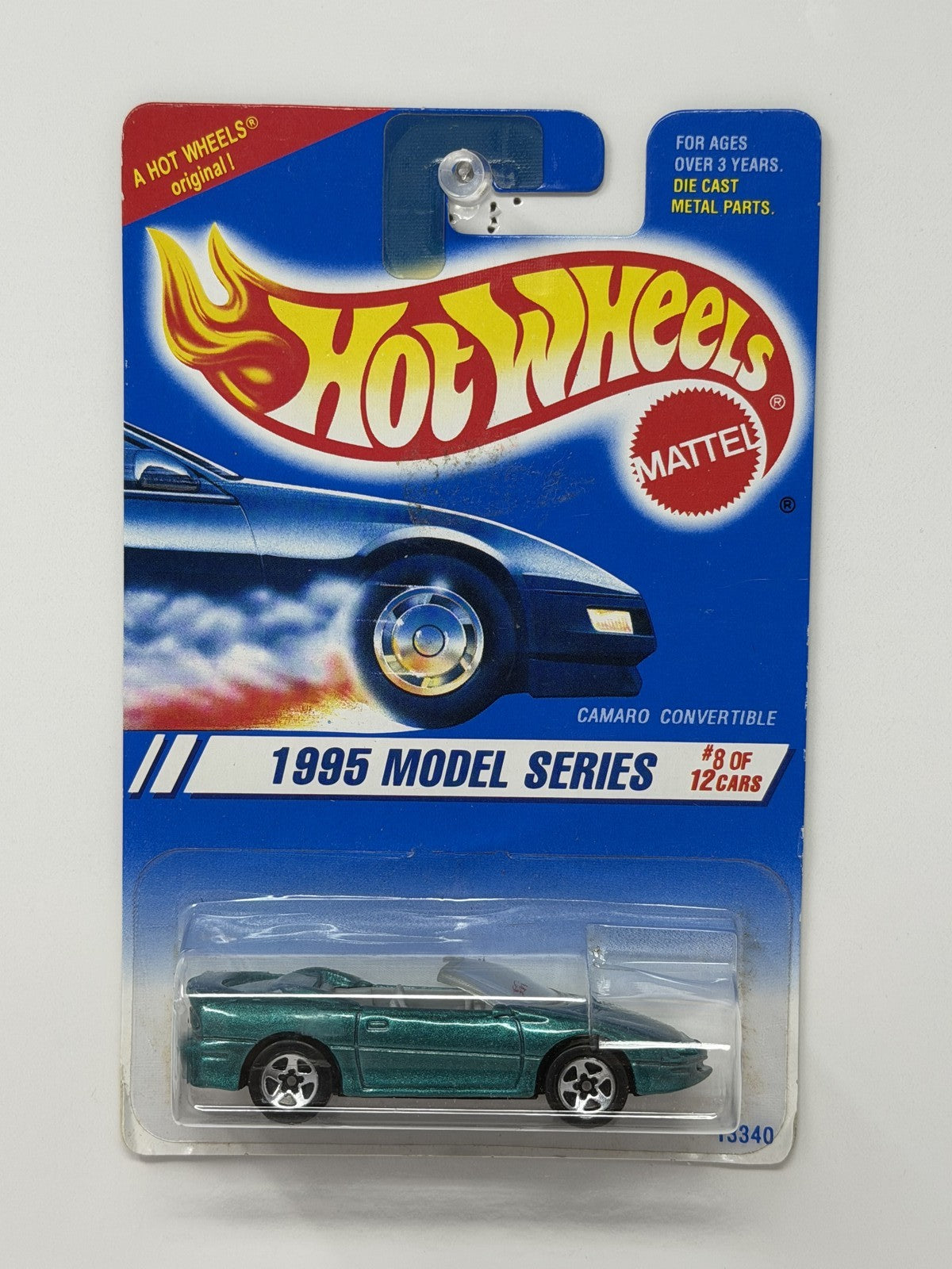 Hot Wheels 1995 Model Series Chevrolet Camaro Convertible 1:64 Diecast Green