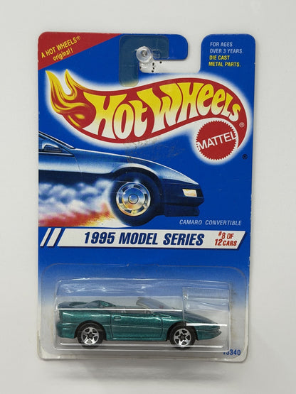 Hot Wheels 1995 Model Series Chevrolet Camaro Convertible 1:64 Diecast Green