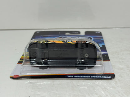Hot Wheels Neon Speeders 1998 Honda Prelude 1:64 Diecast Black Orange