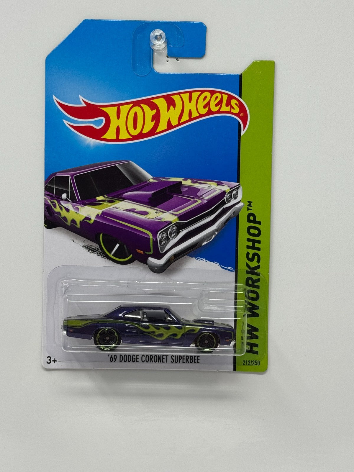 Hot Wheels Workshop 1969 Dodge Coronet Super Bee 1:64 Diecast Purple