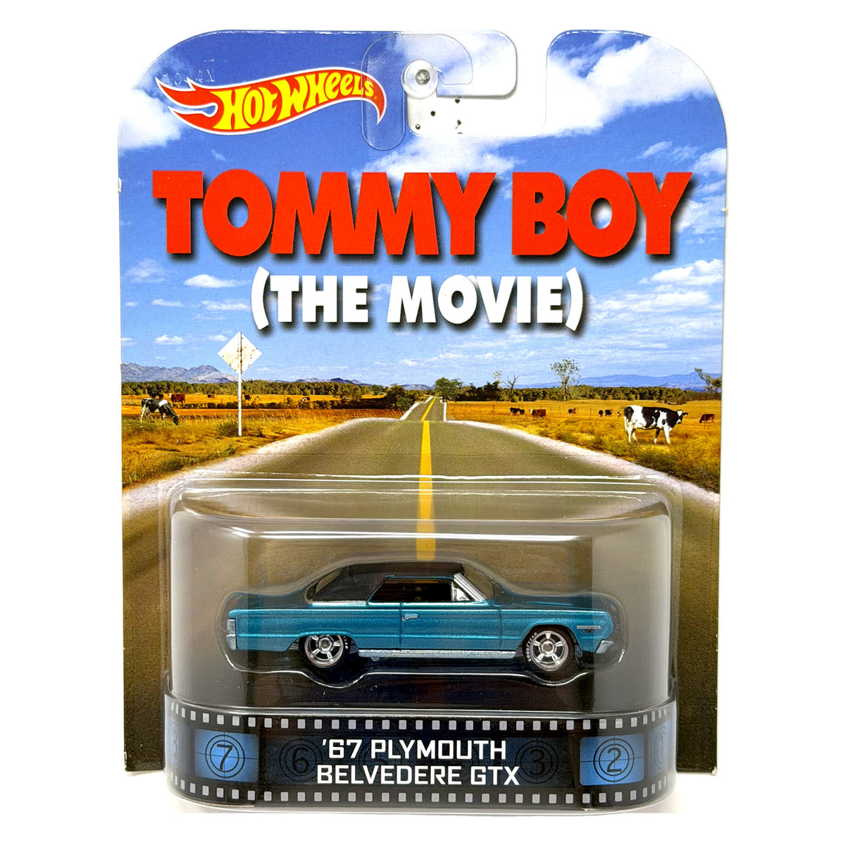 Hot Wheels Retro Entertainment Tommy Boy 1967 Plymouth GTX 1:64 Diecast Blue