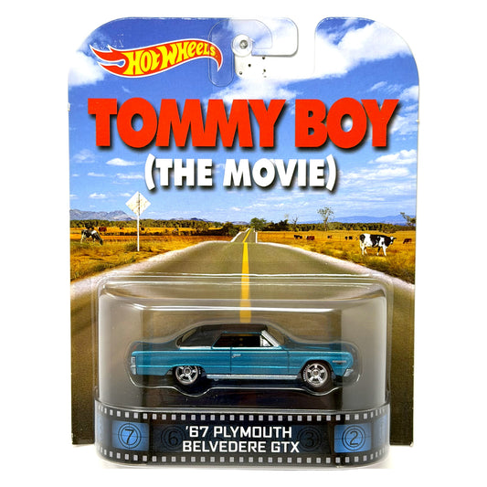 Hot Wheels Retro Entertainment Tommy Boy 1967 Plymouth GTX 1:64 Diecast Blue