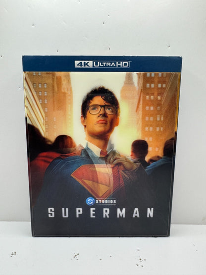 Superman (4K UHD Blu-ray) David Corenswet DC Superhero New and Sealed!!!