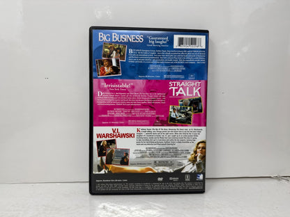 Big Business / Straight Talk / V.I. Warshawski (DVD) Comedy Good Condition!!!