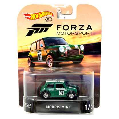 Hot Wheels Retro Entertainment Forza Morris Mini 1:64 Diecast Green
