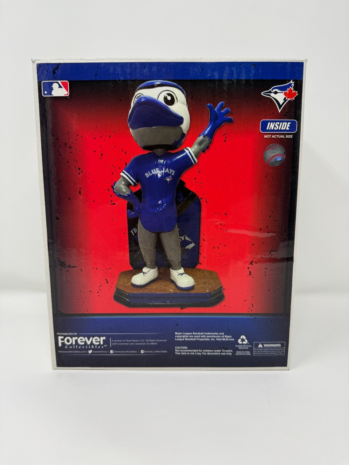FOCO MLB Toronto Blue Jays Ace Mascot Name and Number Bobblehead