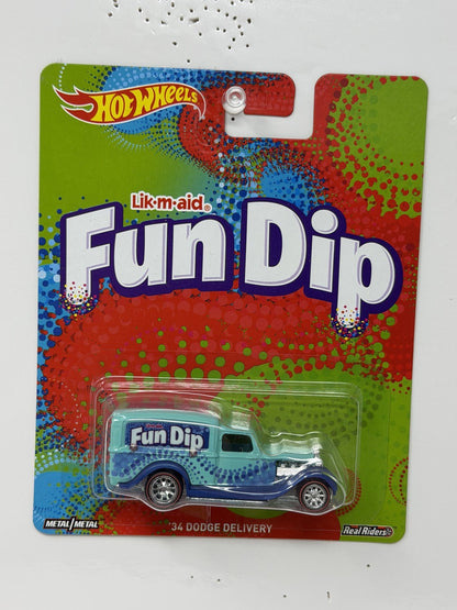 Hot Wheels Fun Dip 1934 Dodge Delivery 1:64 Real Riders