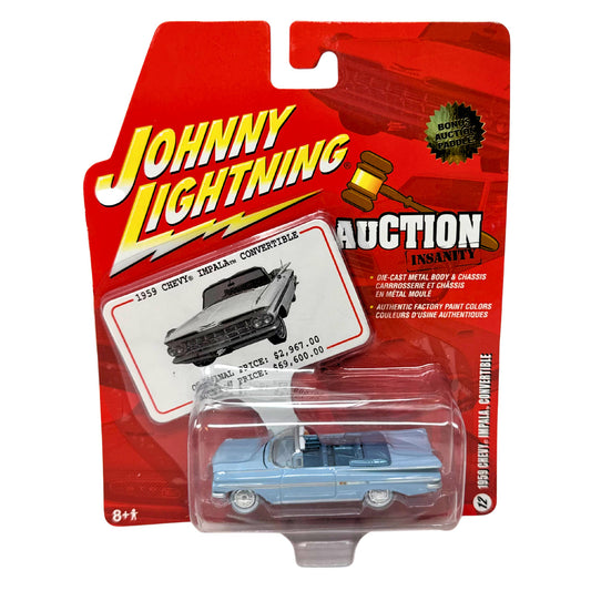 Johnny Lightning Auction Insanity 1959 Chevy Impala Convertible 1:64 Diecast